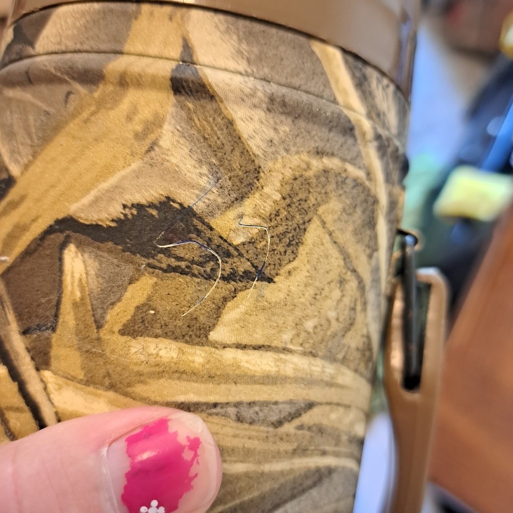 Vintage Aladdin Stanley Camo Thermos Advantage Wetlands 1 Quart Made in USA 98 - Picture 3 of 7